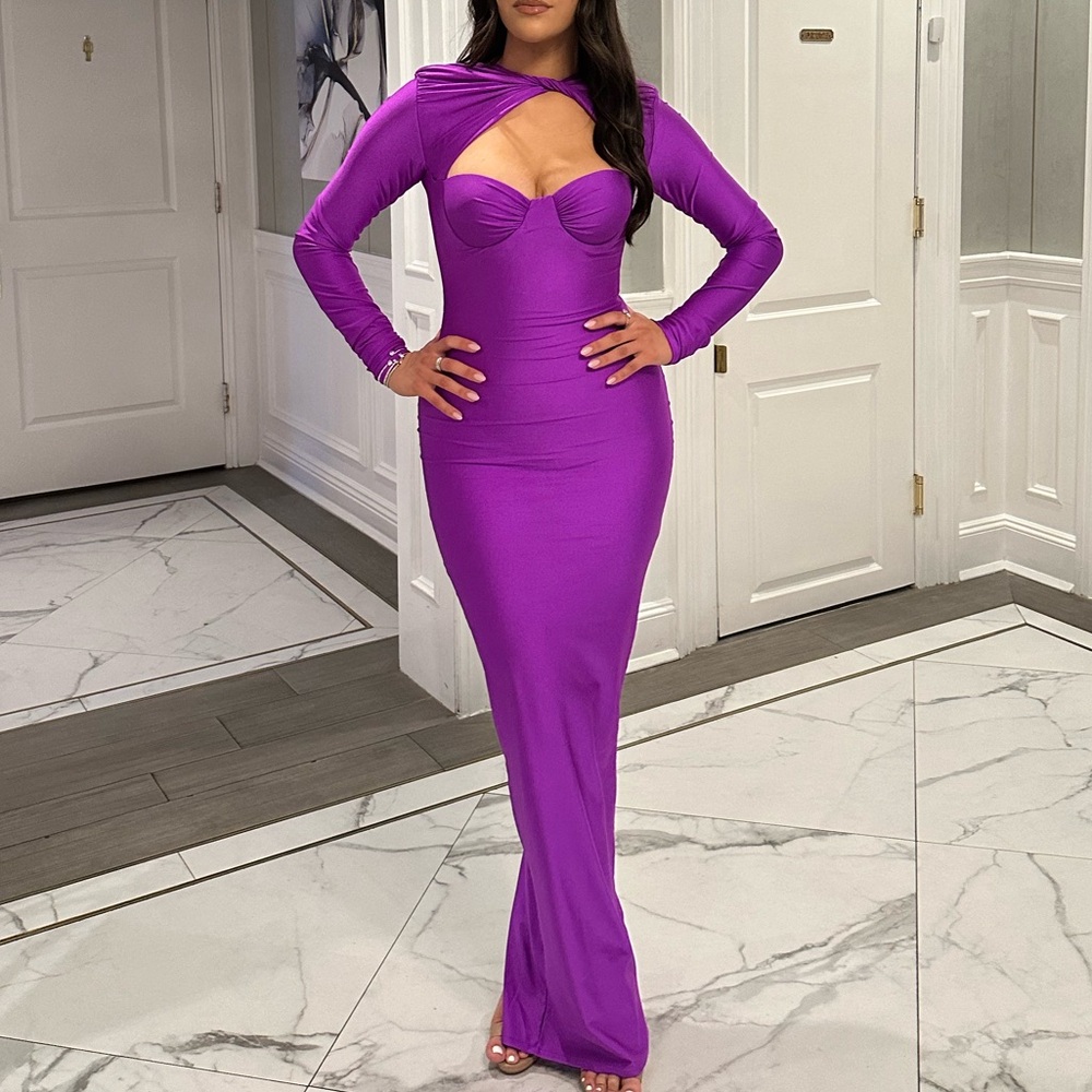 LABEL NUE - ELEIA PURPLE DRESS